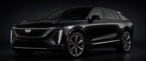 Black Cadillac XTS luxury sedan