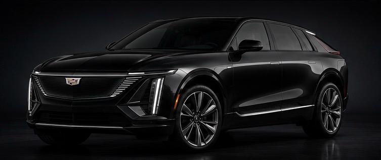 Black Cadillac XTS luxury sedan